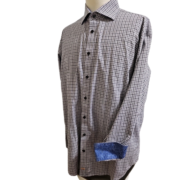 Thomas Dean Long Sleeve Dress Shirt - Picture 3 of 11